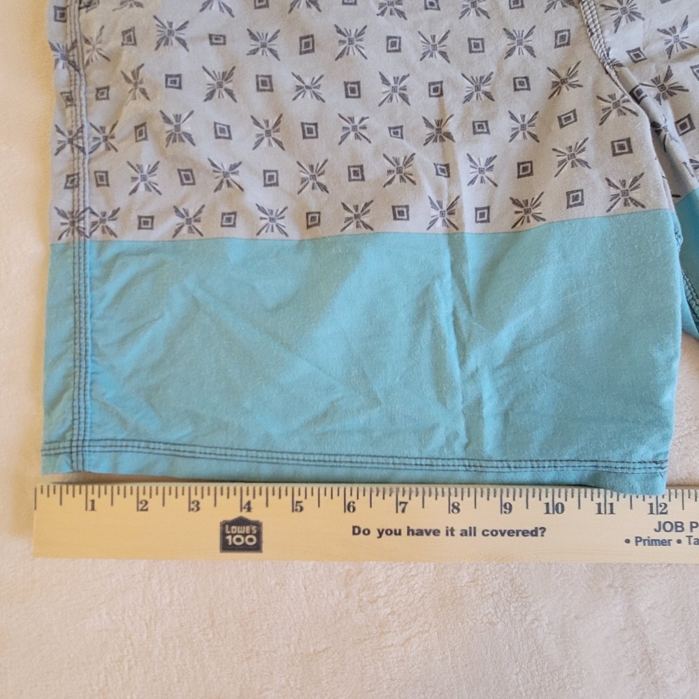 Santa‎ Barbara Surf Shop Board Shorts Mens 36 Blue Gray Colorblock Beachwear - Picture 6 of 10